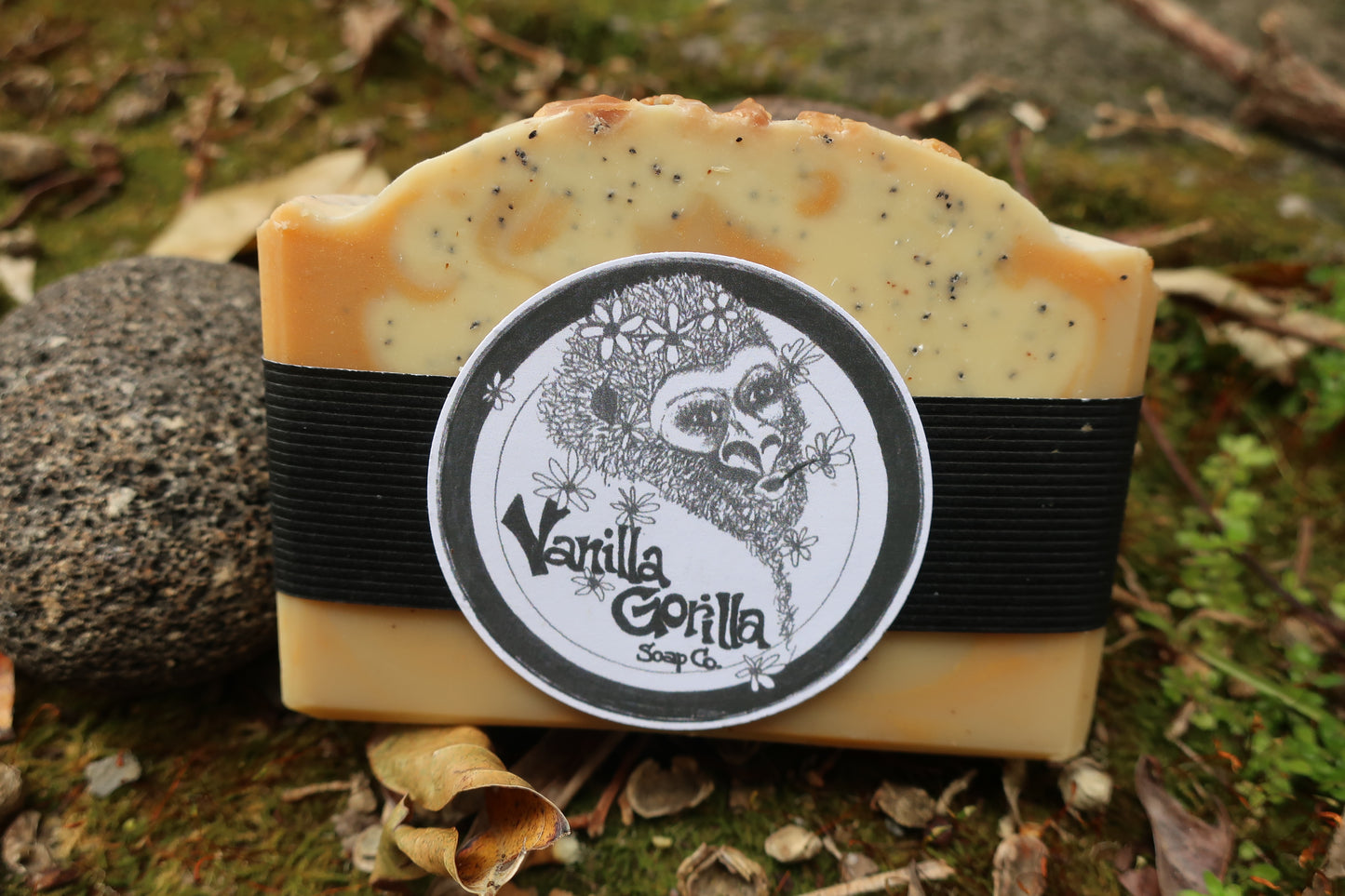 Vanilla Gorilla ~ Natural cold processed Sandalwood Scrub Bar