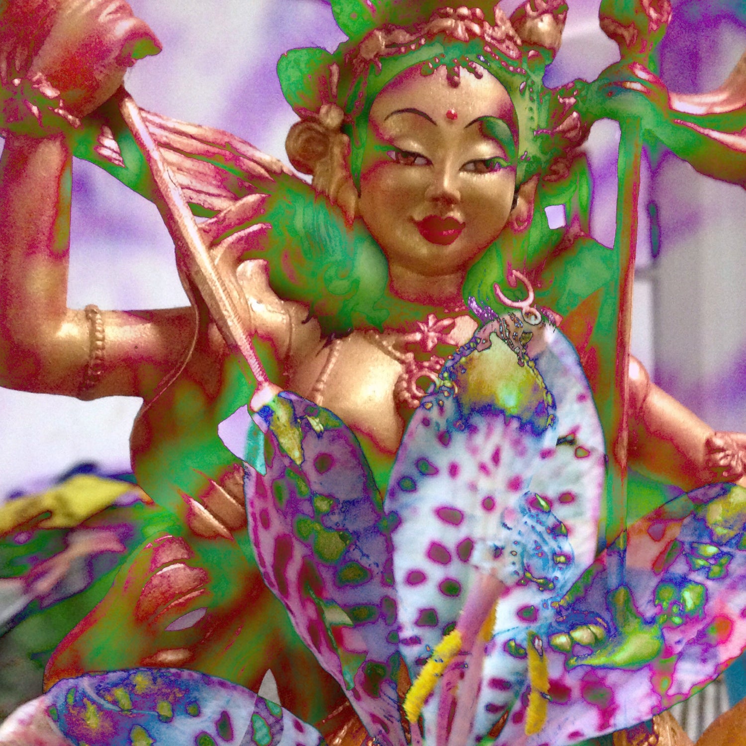buddhist art-goddess-prints-colourful-giftcards-posters
