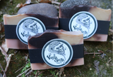Vanilla Gorilla ~Raspberry Slice Soap (w/vanilla & coconut)