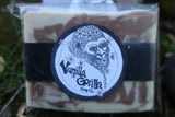 Brown and cream swirled sandalwood soap bar 🧼 