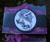 Purple swirl lavender soap bar