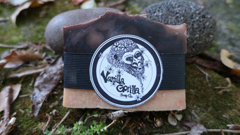 Strawberry slice handmade soap bar