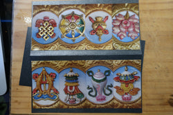 8 Auspicious Symbols Gift card w/ 8 removable magnets