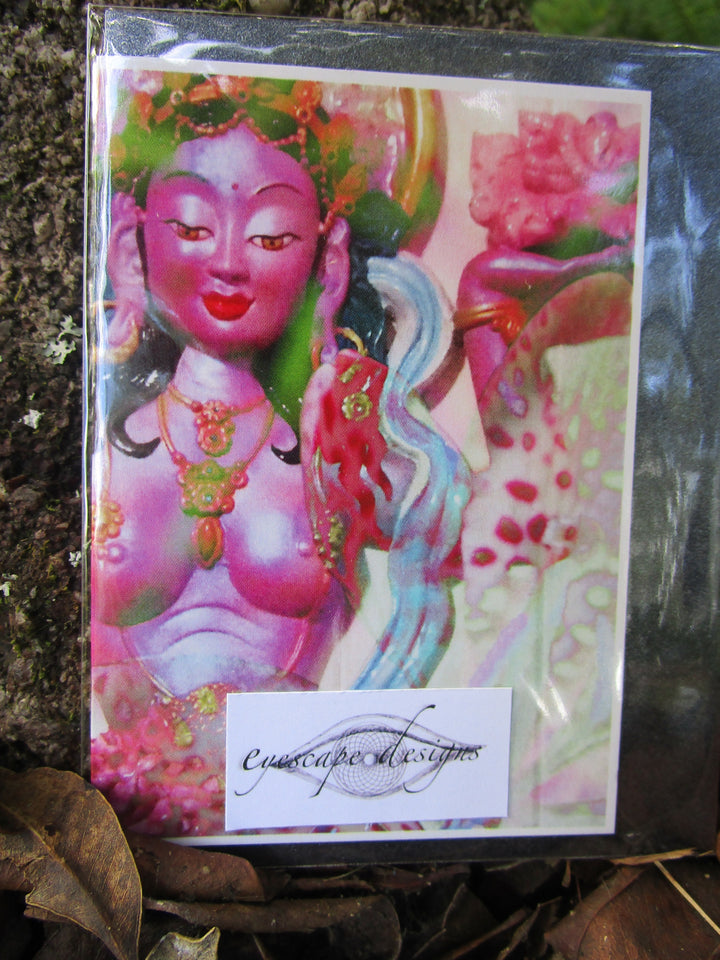 goddess greeting card ~ small Buddhist art print