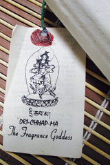 tibetan Incense "the Fragrance Goddess" tag - Pure natural medicinal incense
