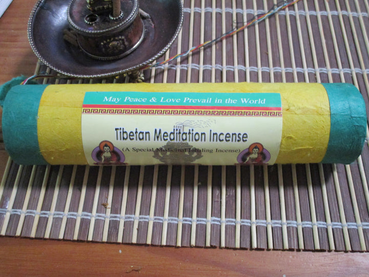 Tibetan Meditation Incense  100% herbal pure (in Tube) 