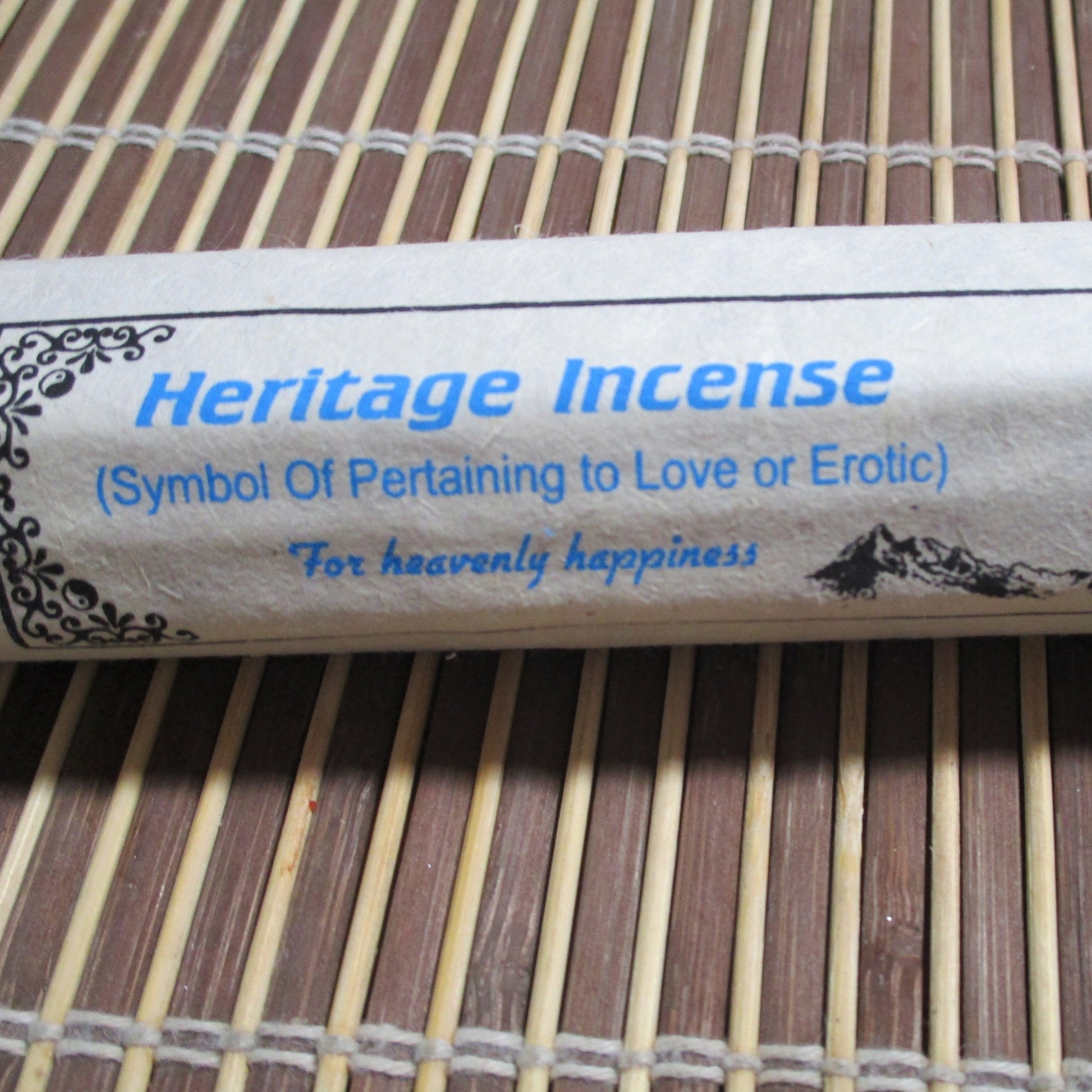 Heritage Incense - non toxic, medicinal, herbal Tibetan Incense