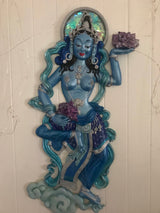offering goddess 3d blue/silver
