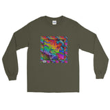Men’s Long Sleeve Shirt ~ Rainbow Dragon