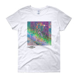 Women's short sleeve t-shirt ~ Rainbow Goddess Psychedelia