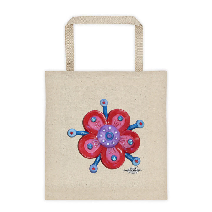 Tote bag ~ Red Flower