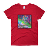 Women's short sleeve t-shirt ~ Rainbow Goddess Art Print