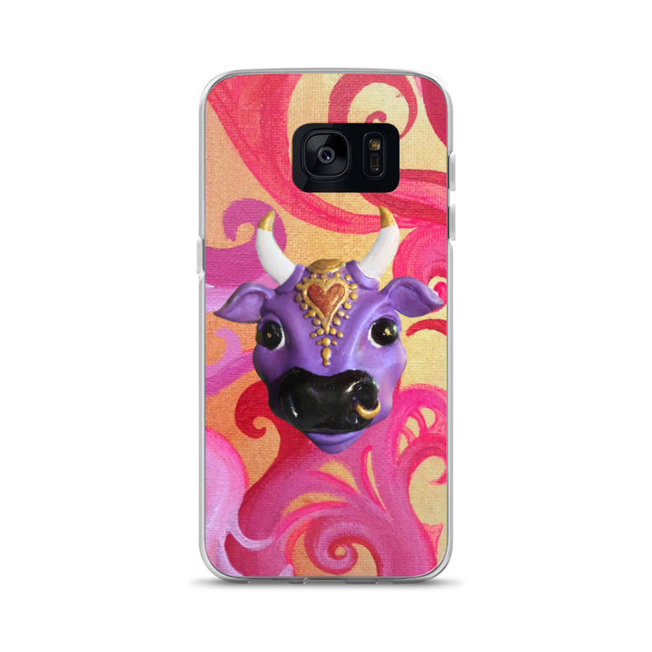 Samsung Case ~ Swirly Karma Cow Design