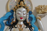 Tibetan Goddess ~ "Free Floating" white w/blue